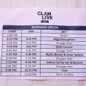 Running-Order Clam-Rock 2019 